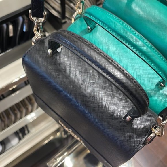 Kate Spade Staci Square Crossbody Saffiano Leather Black - Picture 4 of 16